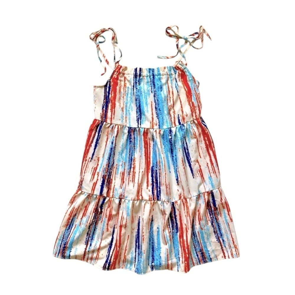 Emery Rose Brush Print Dress - Picture 2 of 3
